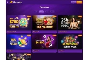 Kingmaker online casino a Italy